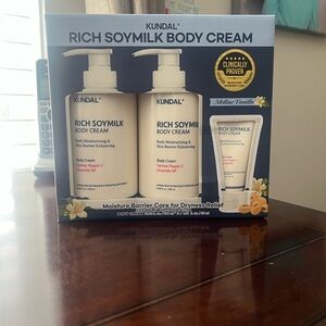 Kundal Rich Soymilk Body Cream 3 Piece Set
